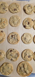 Gooey Sourdough Chocolate Chip Cookies