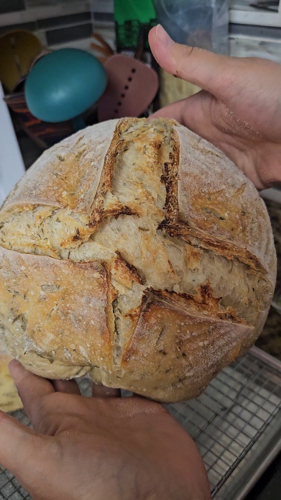 Rosemary Garlic Sourdough