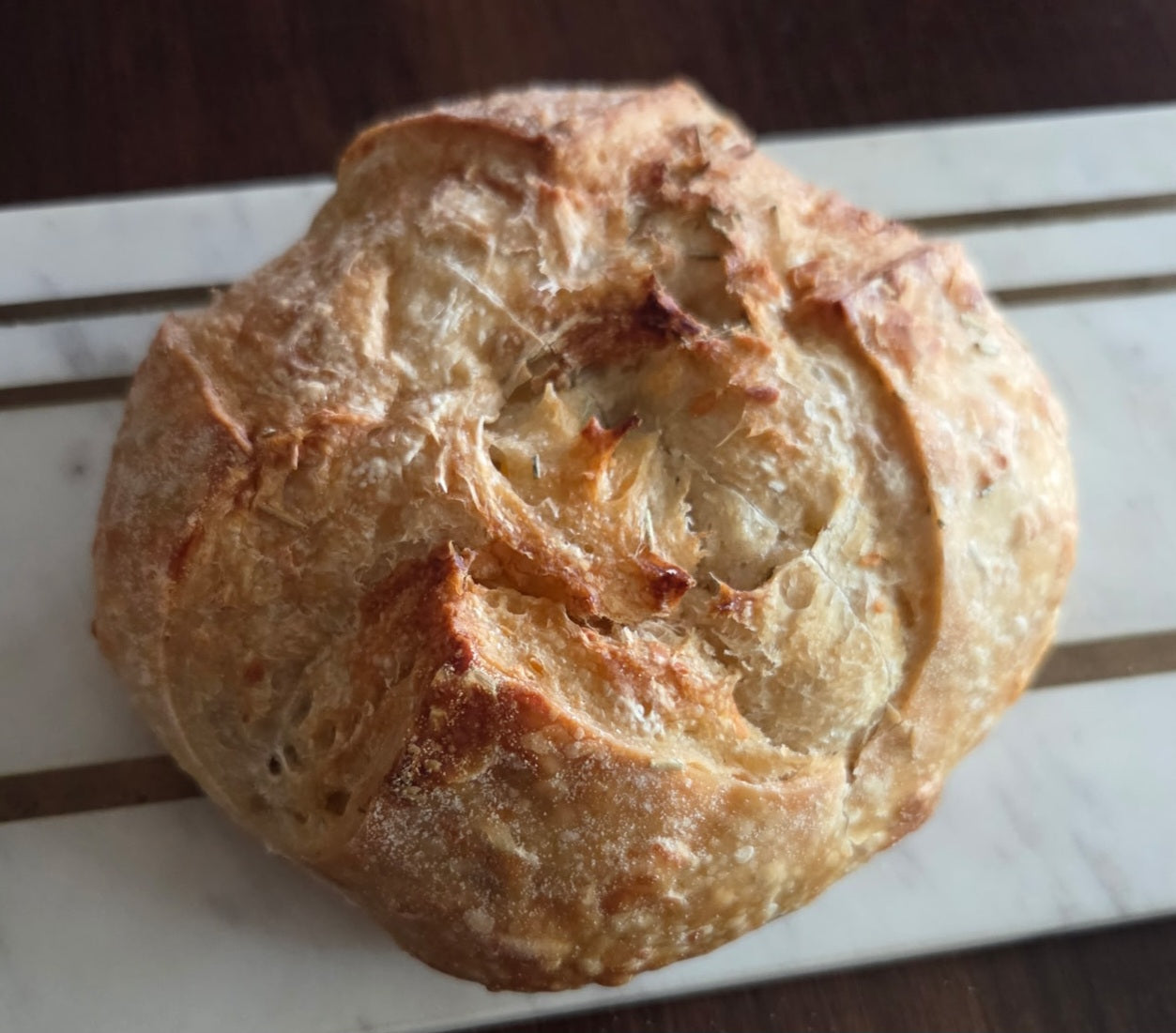 Rosemary, Cheddar, Parmesan Sourdough