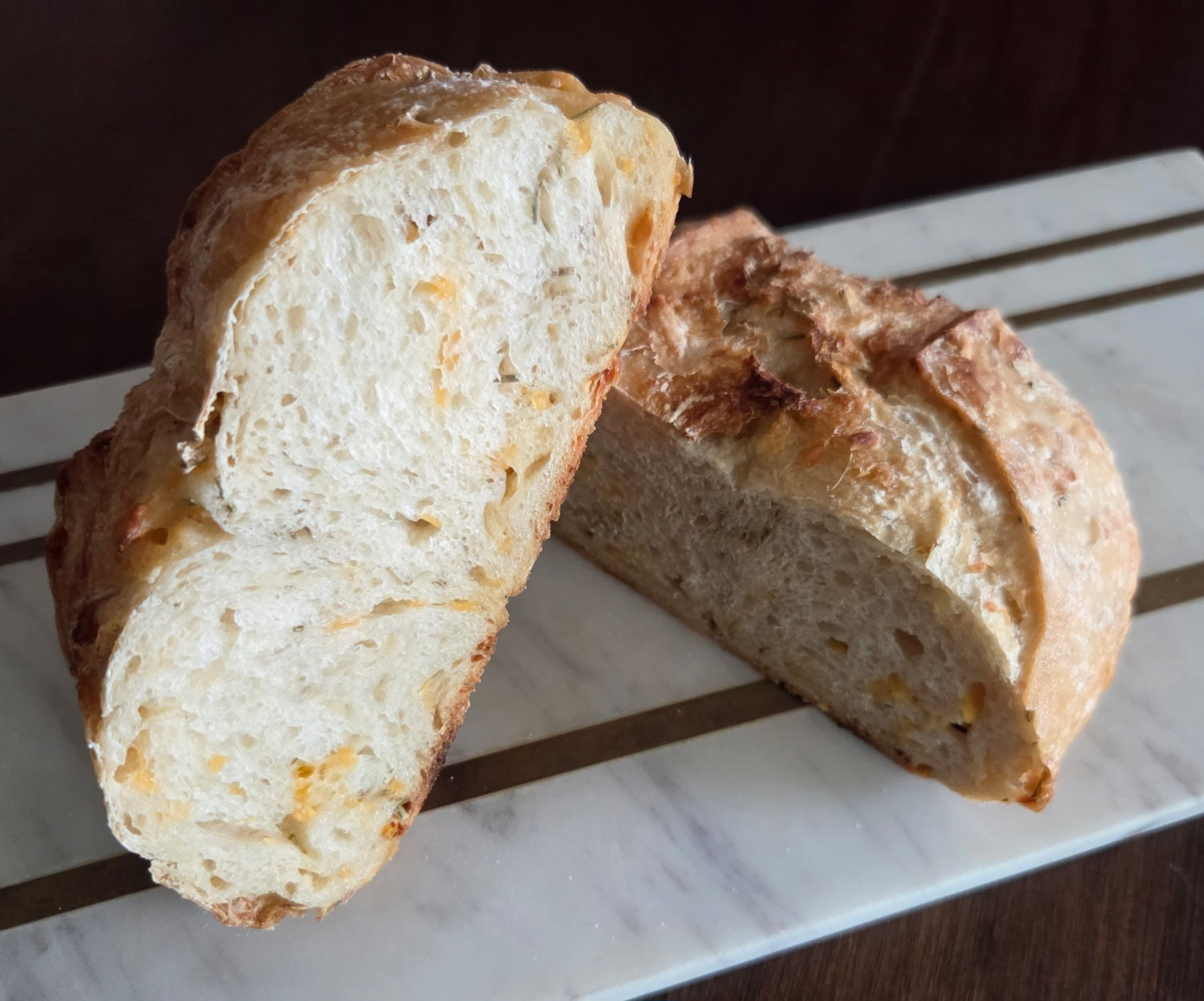 Rosemary, Cheddar, Parmesan Sourdough