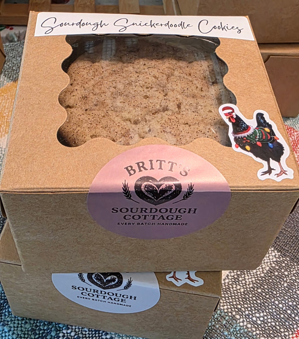 Sourdough Snickerdoodle Cookies