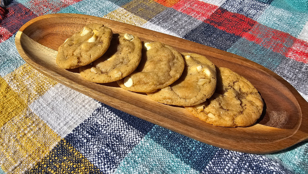 Sourdough White Chocolate Macadamia Nut Cookies
