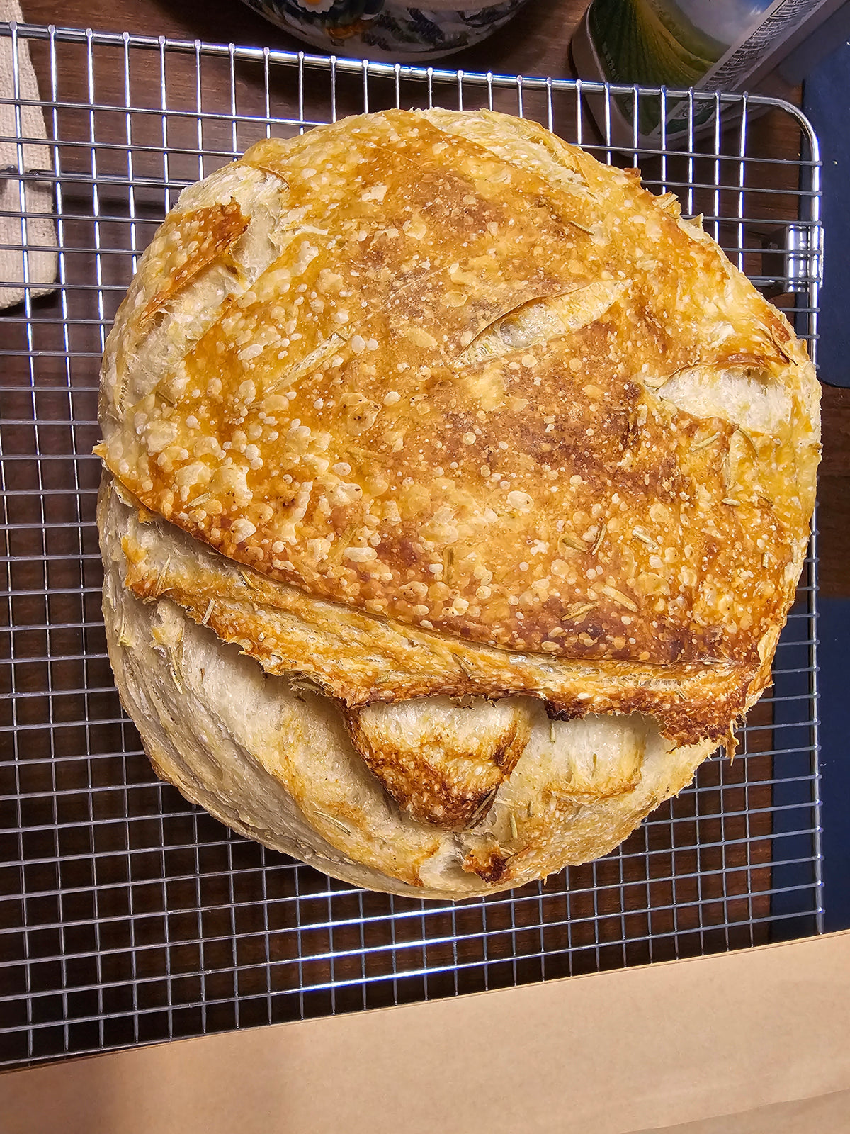 Rosemary Garlic Sourdough